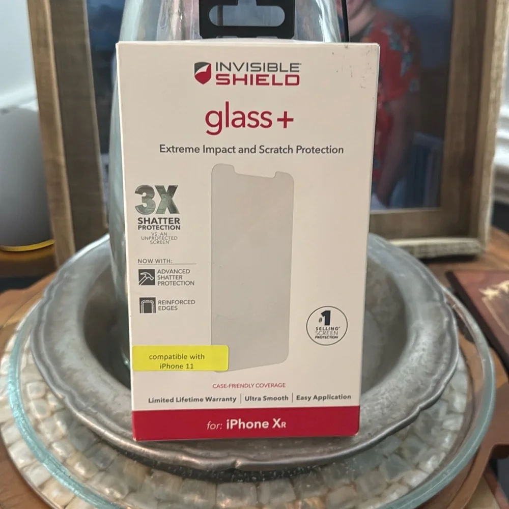 Unopened ZAGG iPhone XR glass +  screen protector